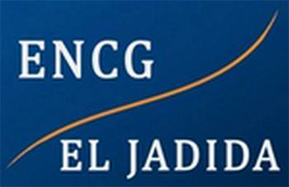 Image du logo de l'École Nationale de Commerce et de Gestion d'El Jadida.