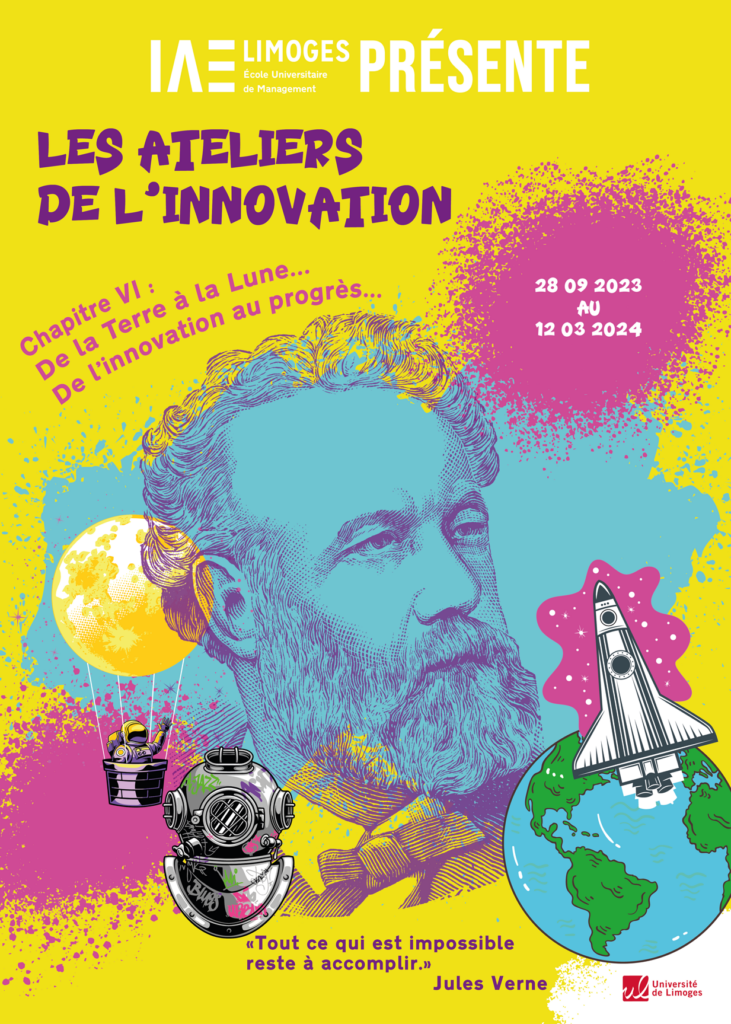 Image de l'affiche de la 6e édition des Ateliers de l'Innovation.