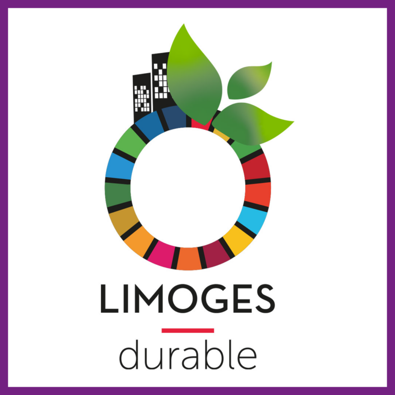 Image sur fond blanc du logo Limoges Durable